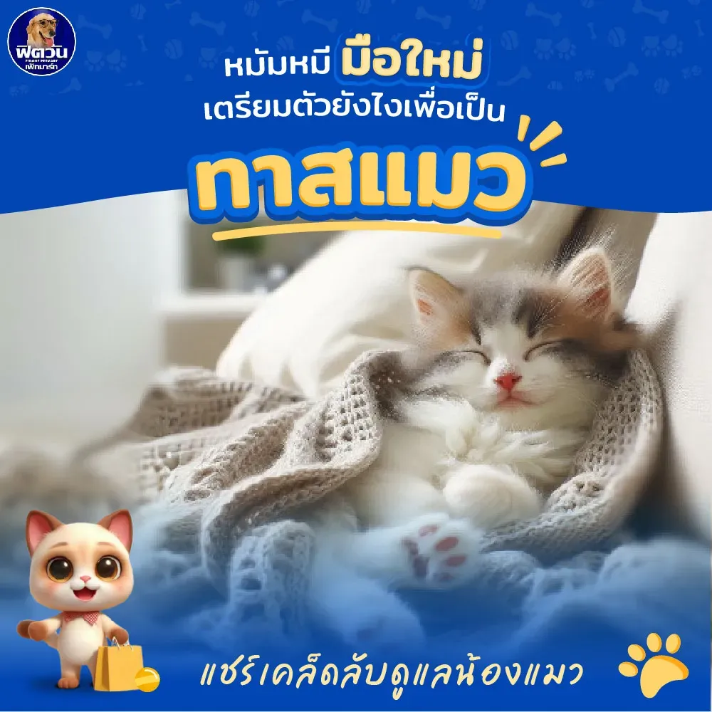 แนะนำเพื่อนใหม่ให้รู้จักเจ้าแมว
