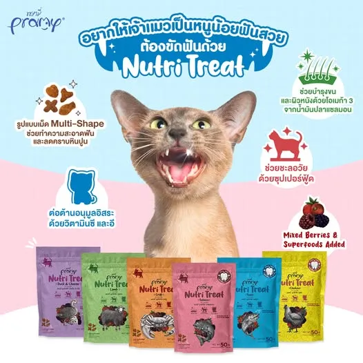 Pramy Nutri Treat ขนมเพื่อสุขภาพ ขนาด 50G