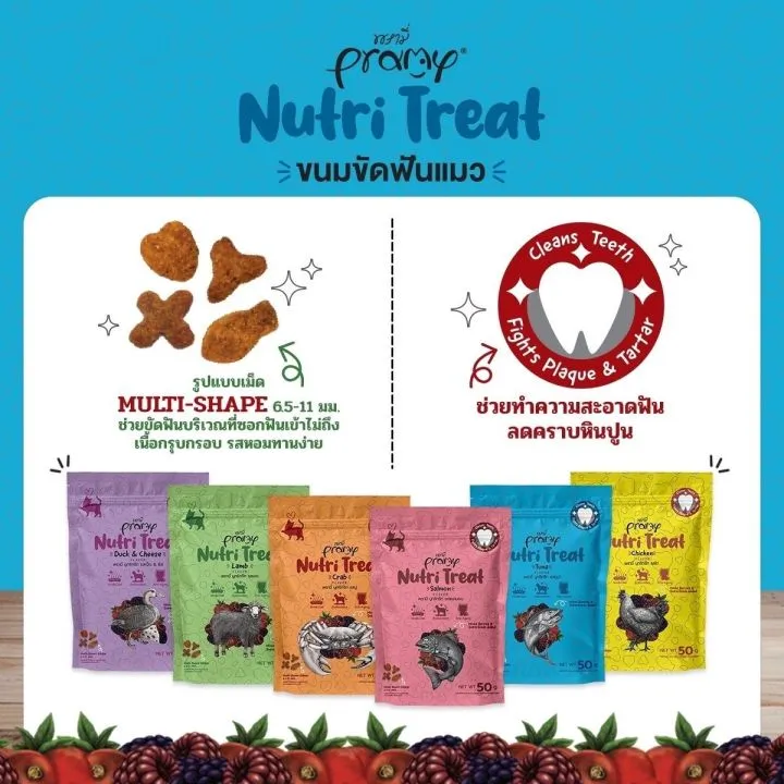 Pramy Nutri Treat ขนมเพื่อสุขภาพ ขนาด 50G