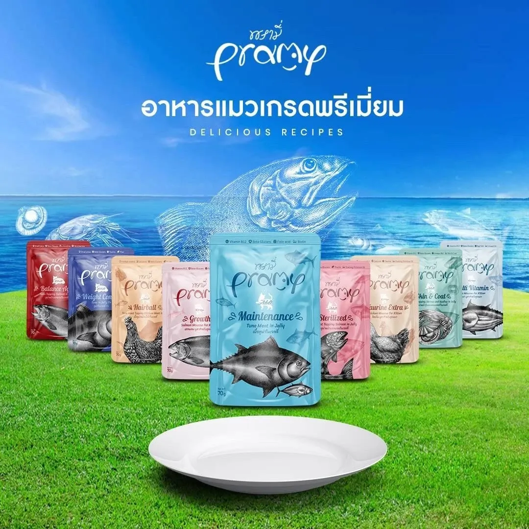 Pramy อาหารเปียกแมว ขนาด 70 g