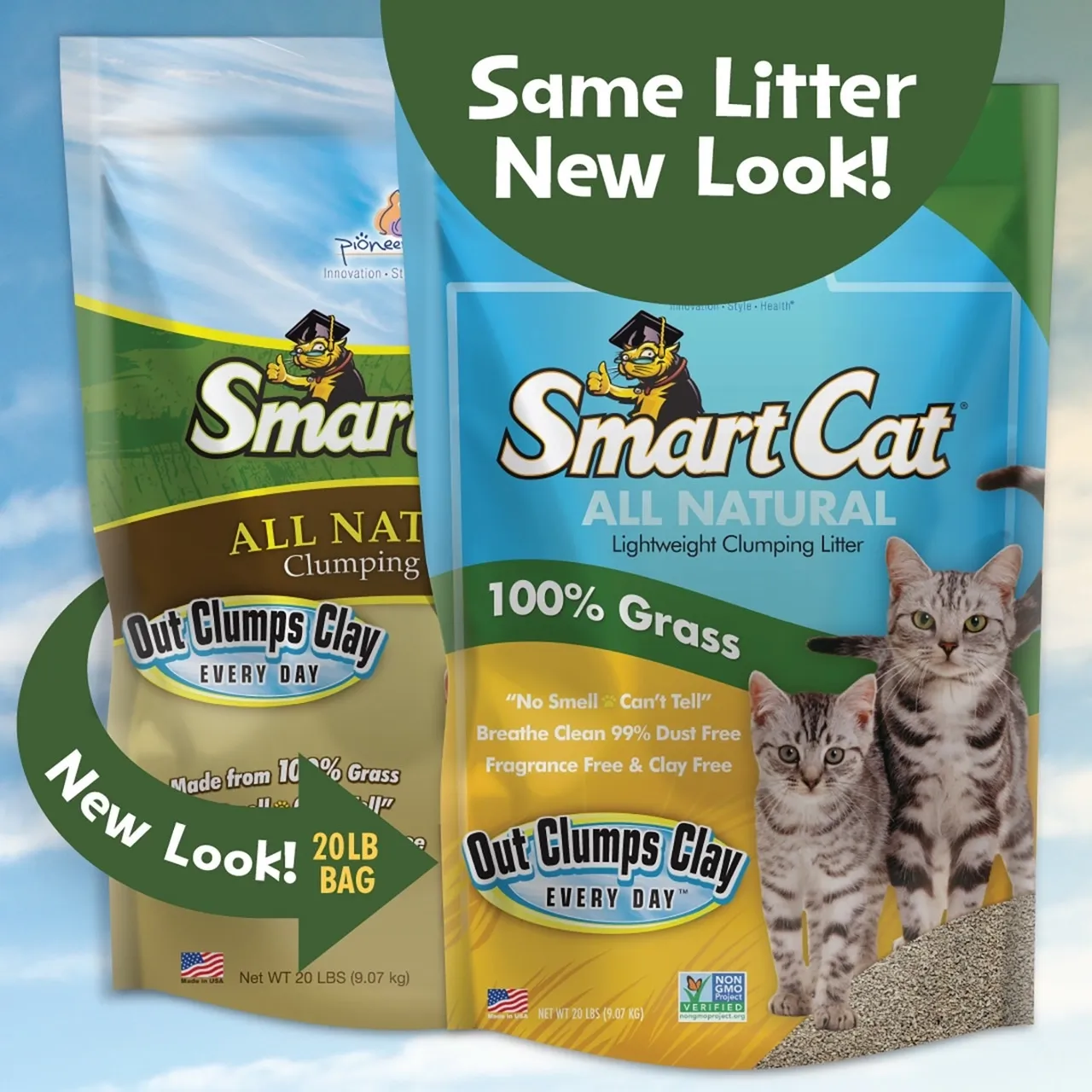 Smartcat Litter ทรายแมวธรรมชาติ กลิ่นข้าวโพด