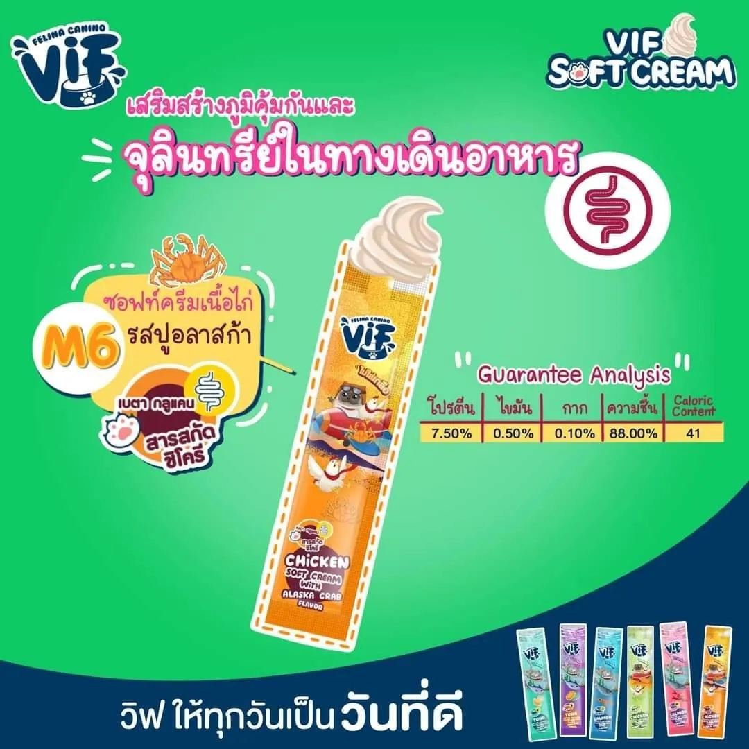 Vif Softcream ขนมแมวเลีย