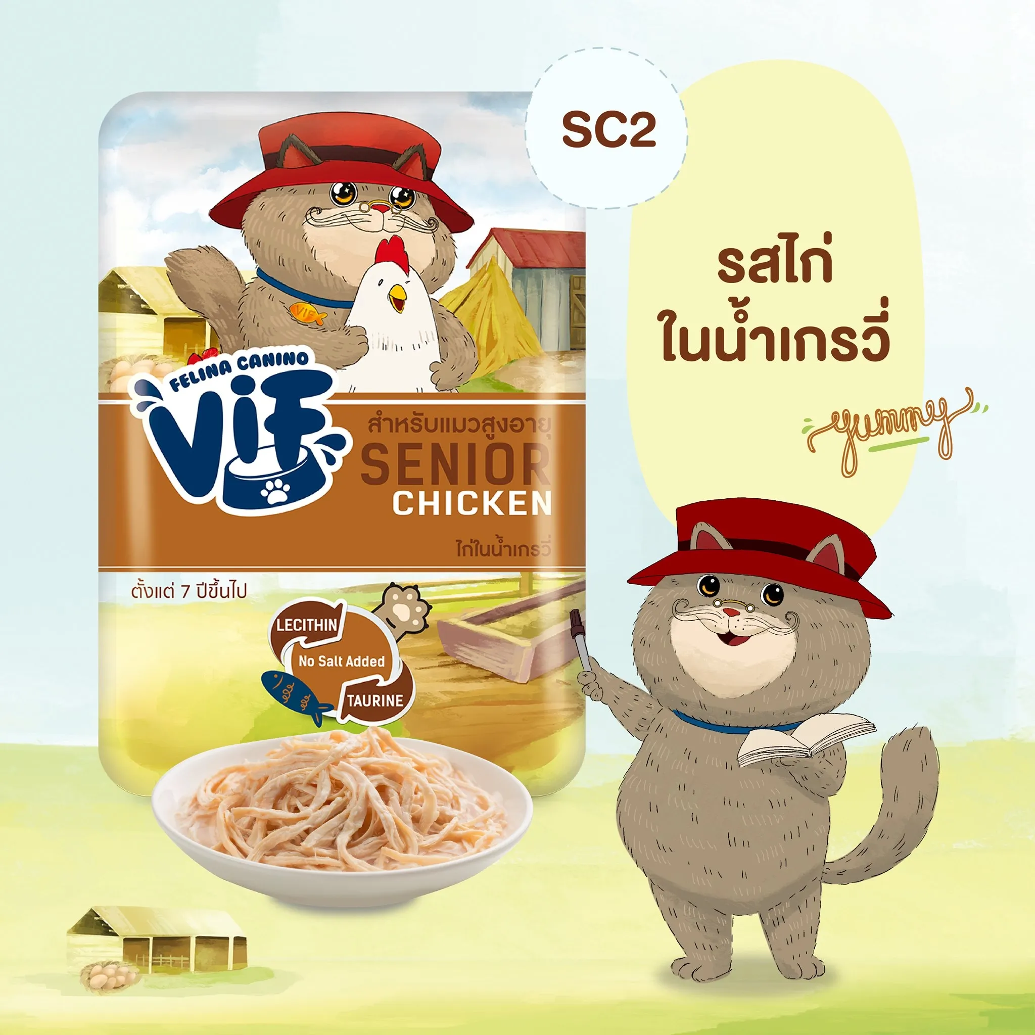Vif Pouch อาหารเปียกแมวซอง 75g
