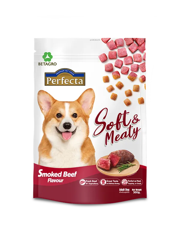 Perfecta Soft&Meaty อาหารสำหรับสุนัขโต