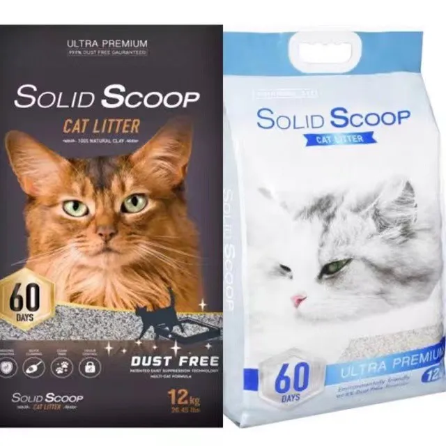 Solid Scoop ทรายแมวภูเขาไฟ 12 กก.