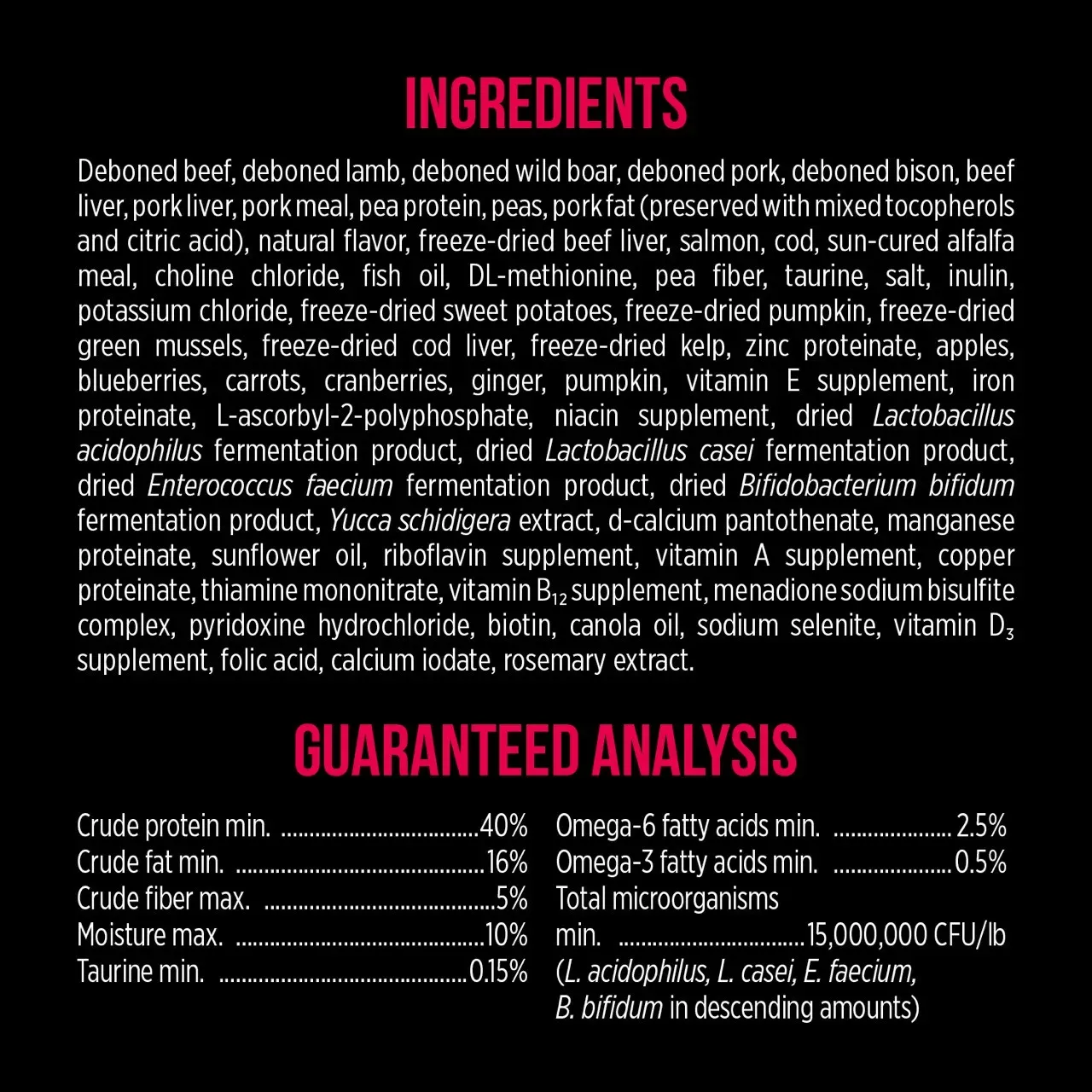 Nutrience Subzero Prairie Red อาหารแมว Grain-Free ผสมฟรีซดราย (สูตรเนื้อแดงรวม วัว แกะ หมูป่า)