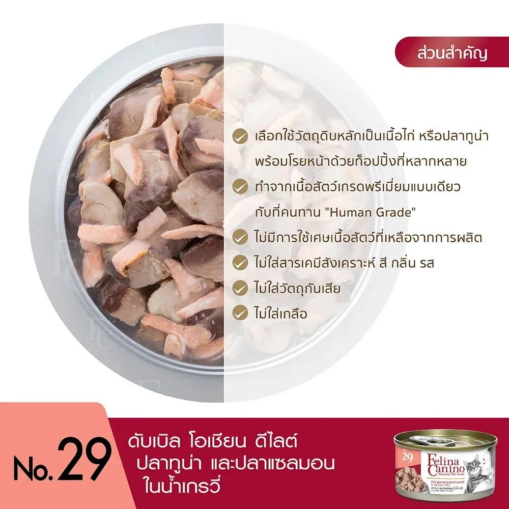 Felina Canino อาหารเปียกแมวกระป๋อง 70g