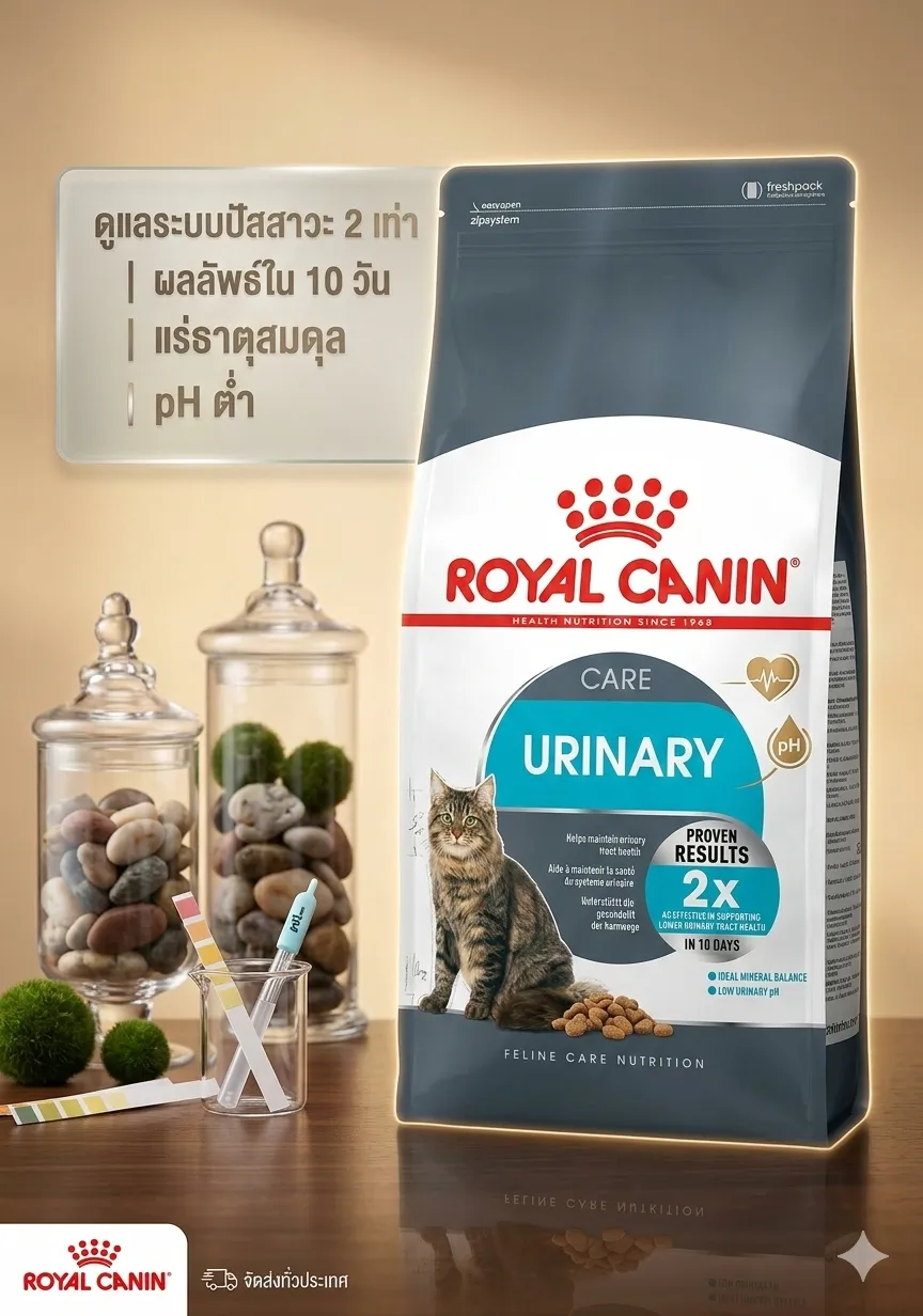 Royal Canin Urinary Care อาหารสำหรับแมวโต สูตรป้องกันนิ่ว