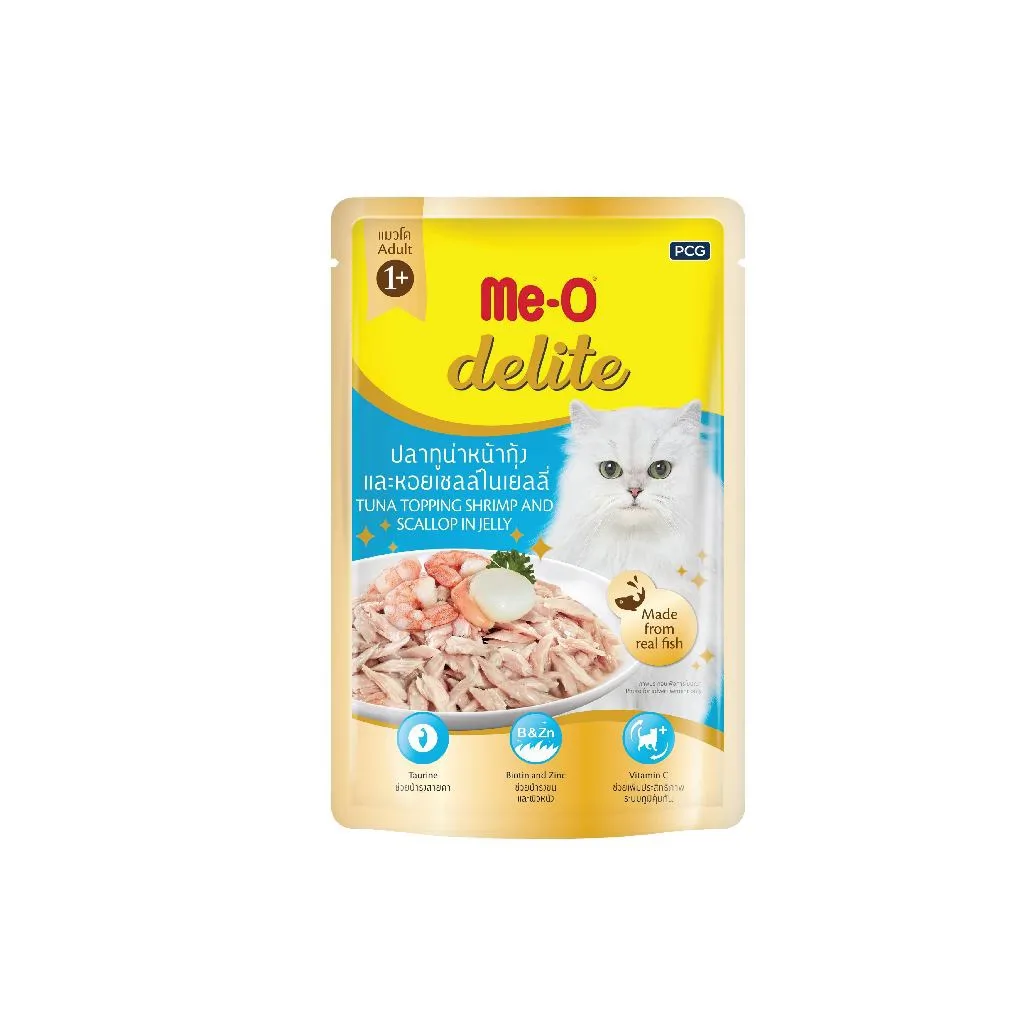 Me-O Delite Pouch อาหารเปียกแมวซอง 70 g