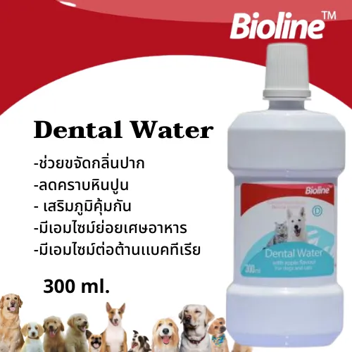 Bioline น้ำยาดับกลิ่นปาก Dentalwater 300Ml.