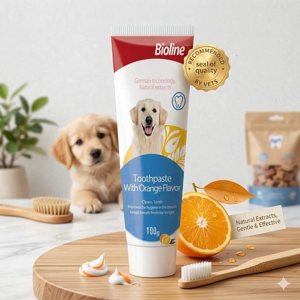 Bioline ยาสีฟัน กลิ่นส้ม Toothpaste(Orange) 100g