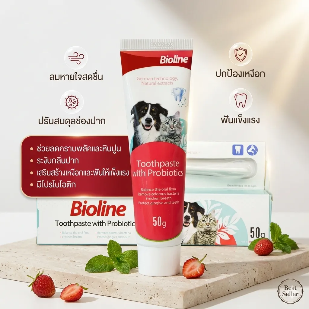 Bioline ยาสีฟัน โปรไบโอติก Probiotic 50g