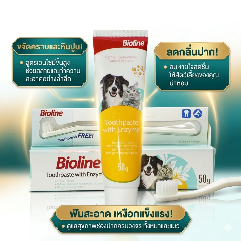 Bioline ยาสีฟัน เอนไซม์ Enzyme 50g