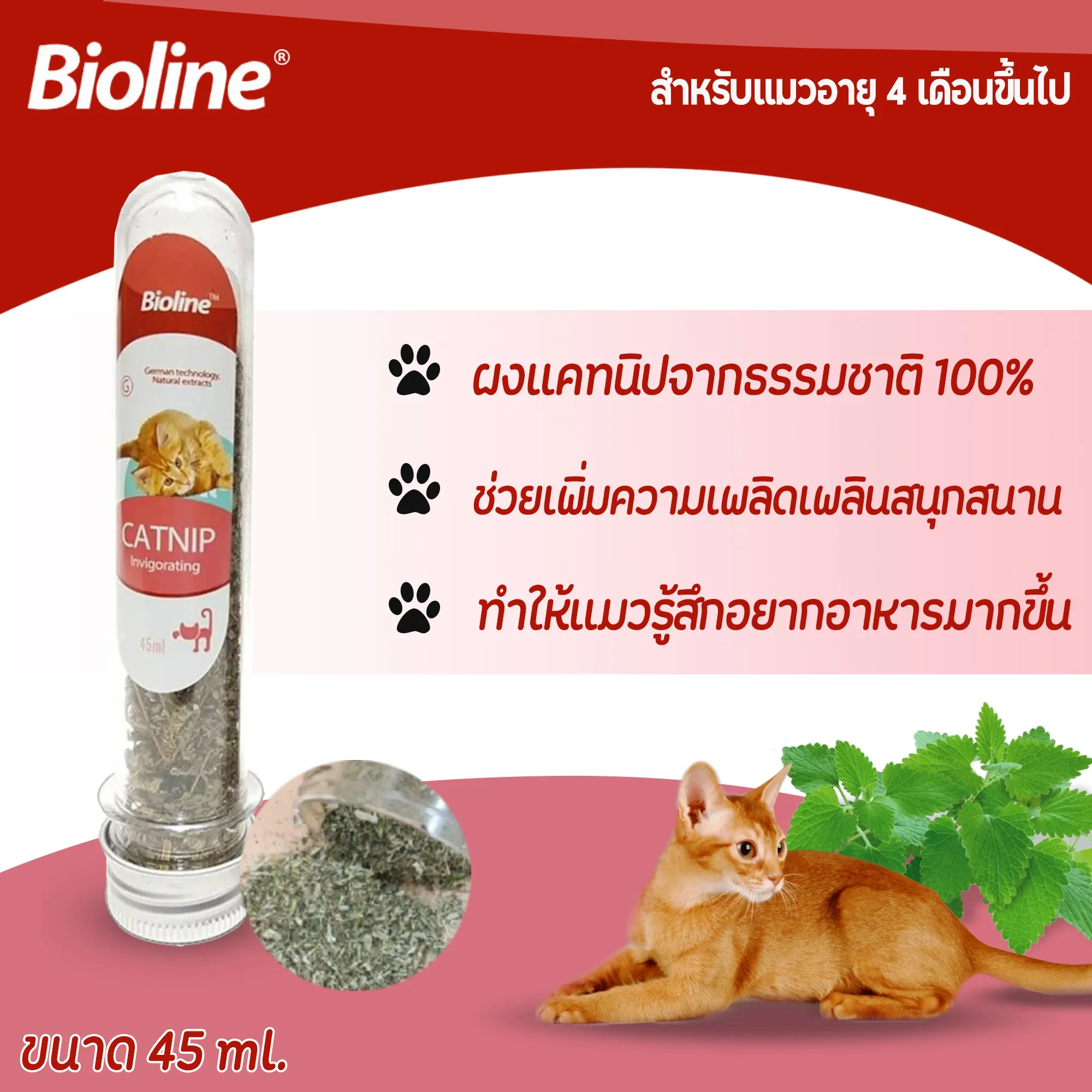 Bioline แคทนิปสำหรับแมว