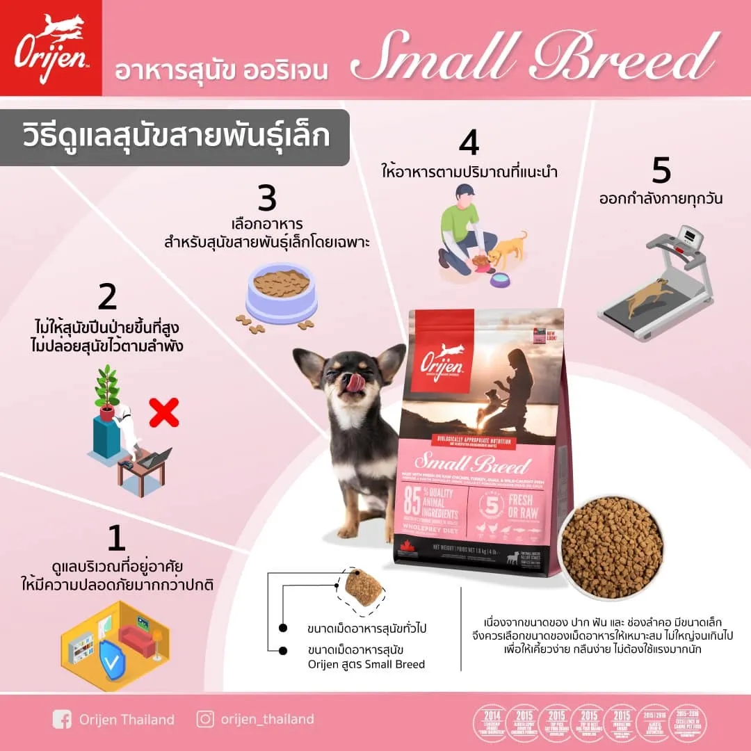 Orijen Small Breed สำหรับสุนัขพันธุ์เล็ก