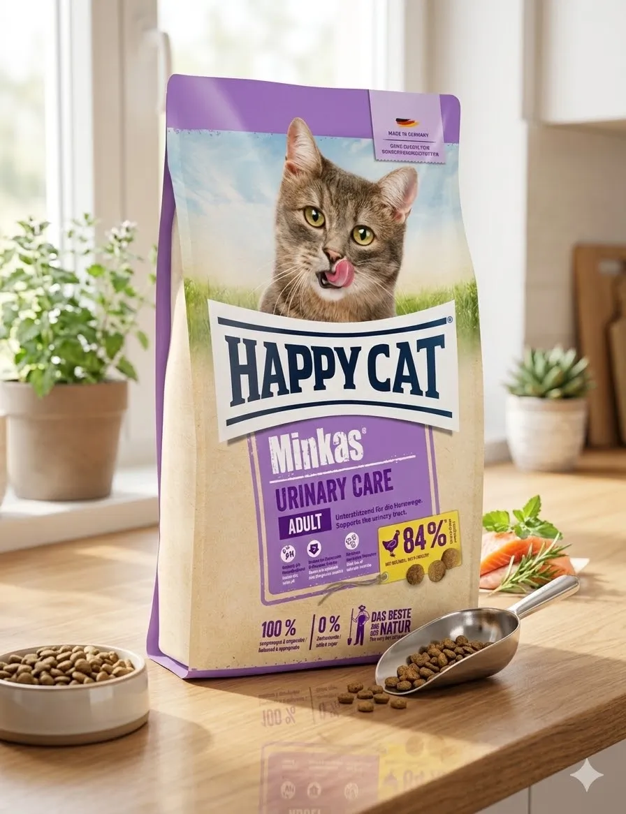 Happy Cat Minkas Urinary Care Geflugel สูตรสำหรับป้องกันการเกิดนิ่ว