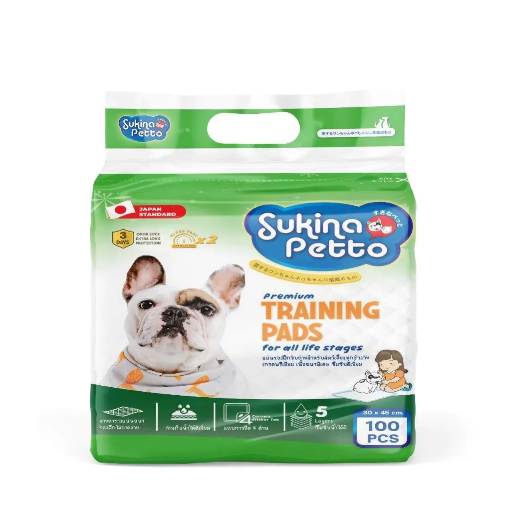 Sukina Petto แผ่นรองซับ สำหรับสัตว์เลี้ยง