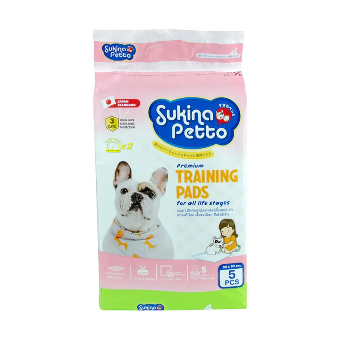 Sukina Petto แผ่นรองซับ สำหรับสัตว์เลี้ยง