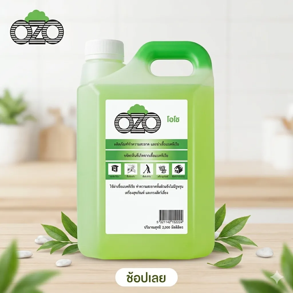 OZO น้ำยาถูพื้น น้ำยาฆ่าเชื้อและดับกลิ่น 2000ml.