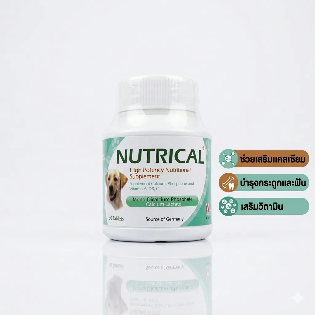 NUTRICAL อาหารเสริมบำรุงกระดูก สำหรับสุนัข 30เม็ด