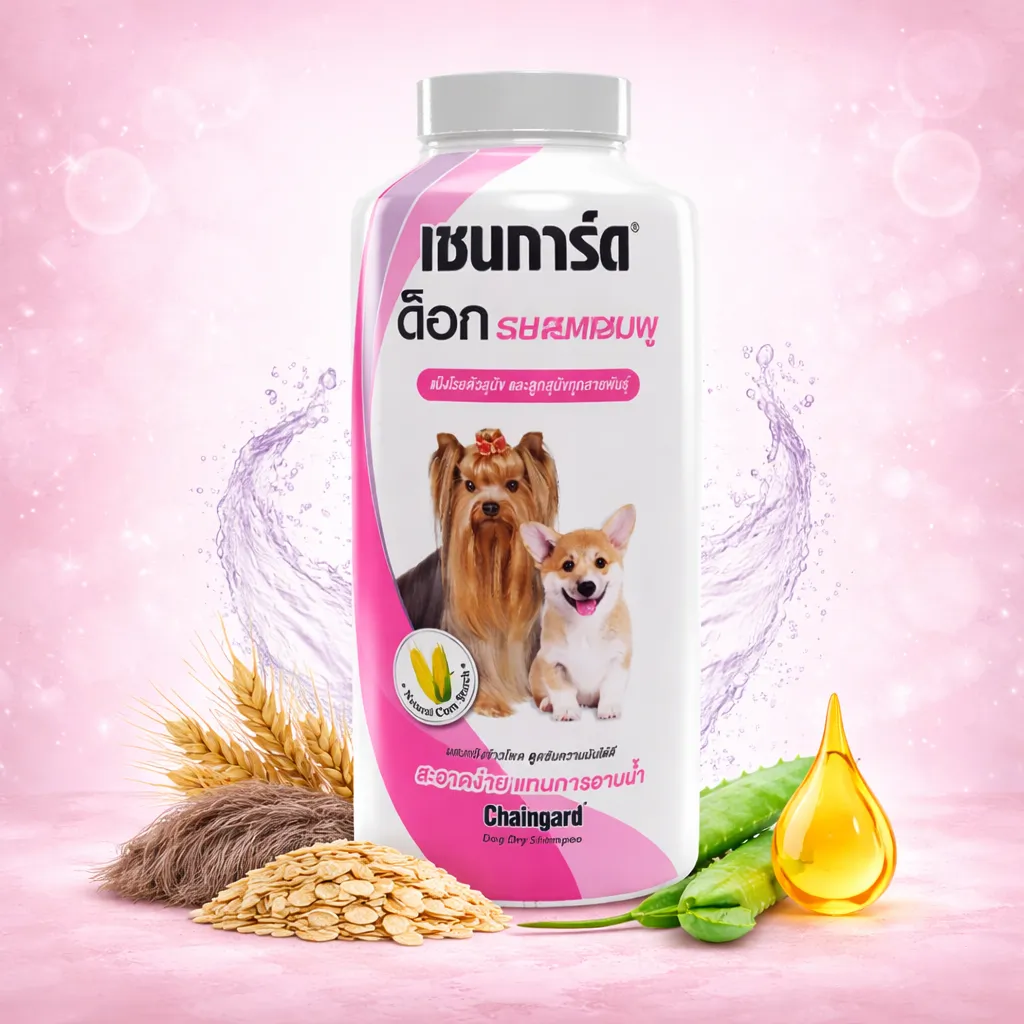 เชนการ์ด Dry Shampoo สำหรับสุนัข