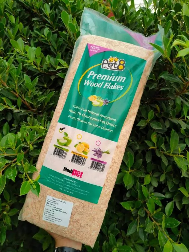 Pet8 ขี้เลื่อยปูรองกรง ขี้เลื่อยหนู สำหรับสัตว์เลี้ยง 1 Kg.
