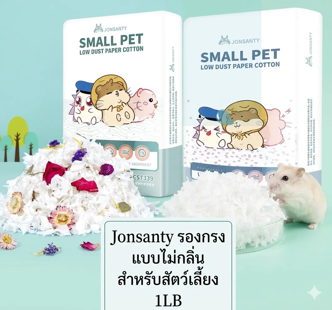 Jonsanty รองกรง แบบไม่กลิ่น สำหรับสัตว์เลี้ยง 1LB