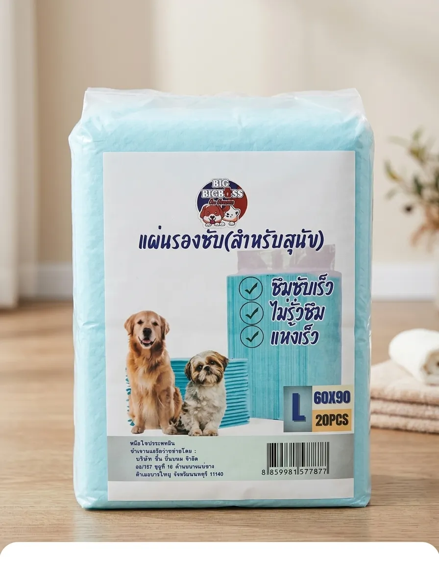 BIGBOSS แผ่นรองซับ สำหรับสุนัข