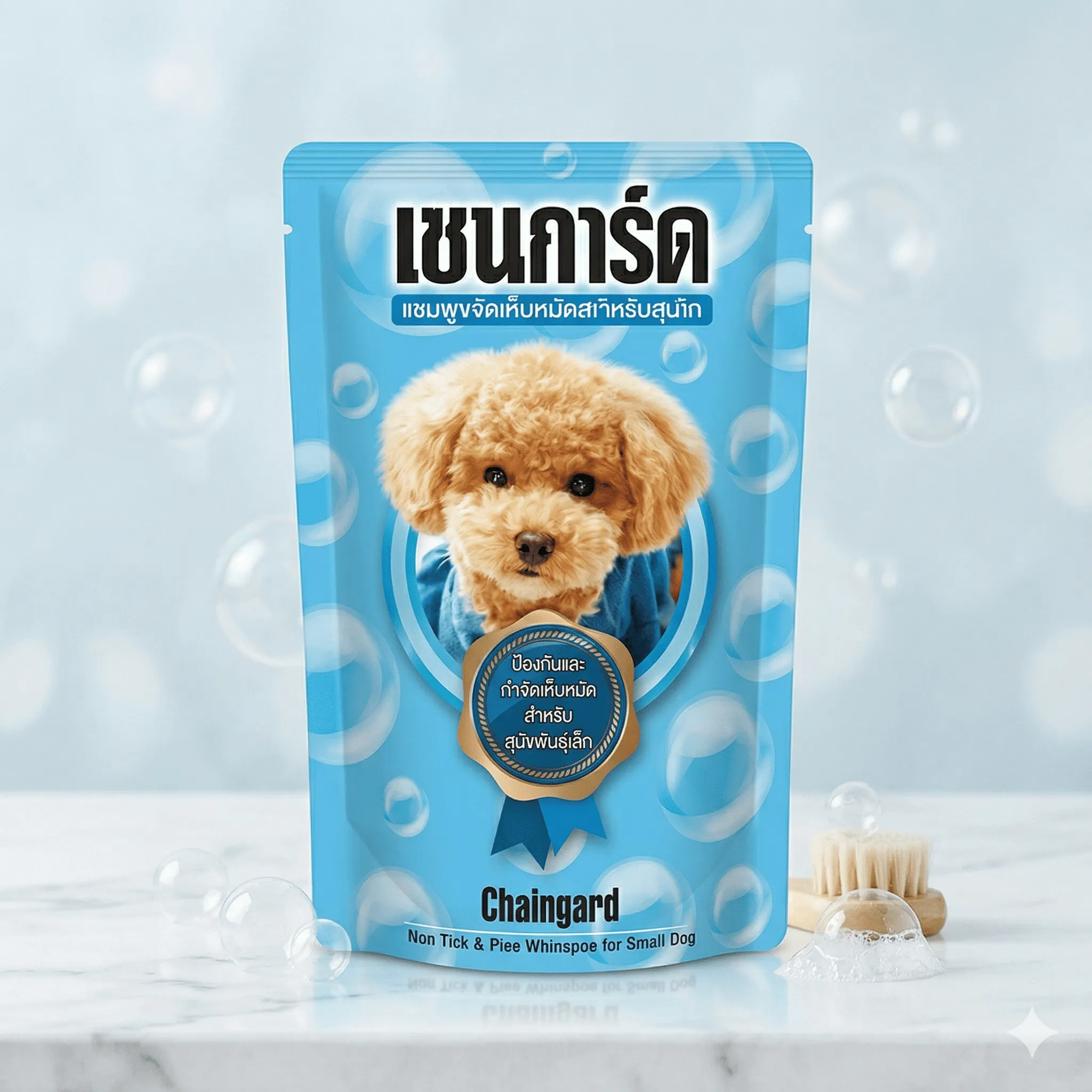 เชนการ์ด แชมพูอาบน้ำ กำจัดเห็บ หมัด สำหรับสุนัข (ชนิดเติม) 500ml.