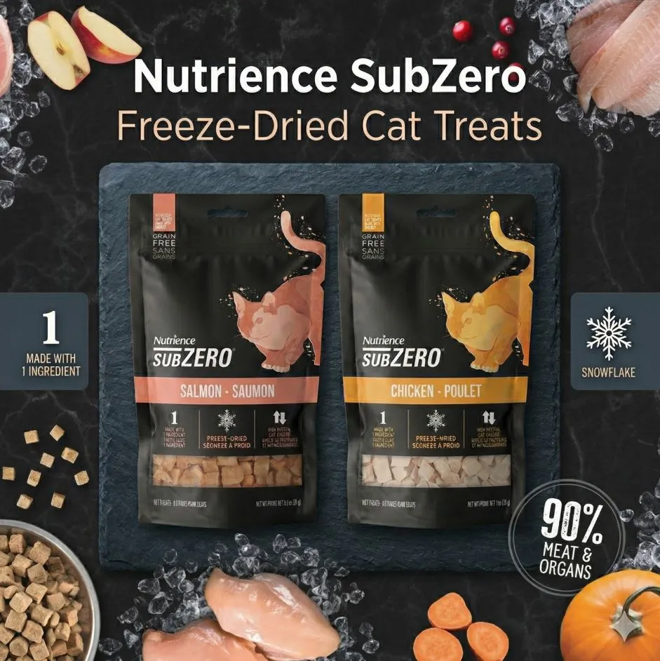 Nutrience Freeze Dried Cat Treats ขนมแมวแบบฟรีซดราย