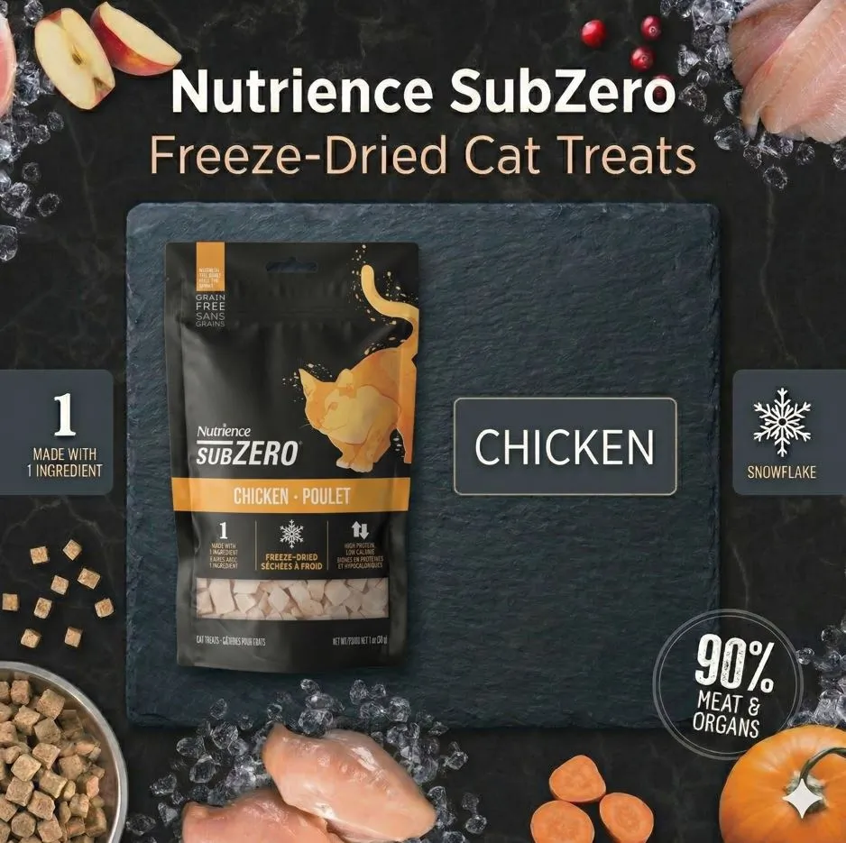 Nutrience Freeze Dried Cat Treats ขนมแมวแบบฟรีซดราย
