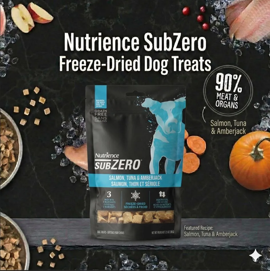 Nutrience Freeze Dried Dog Treats ขนมสุนัขแบบฟรีซดราย