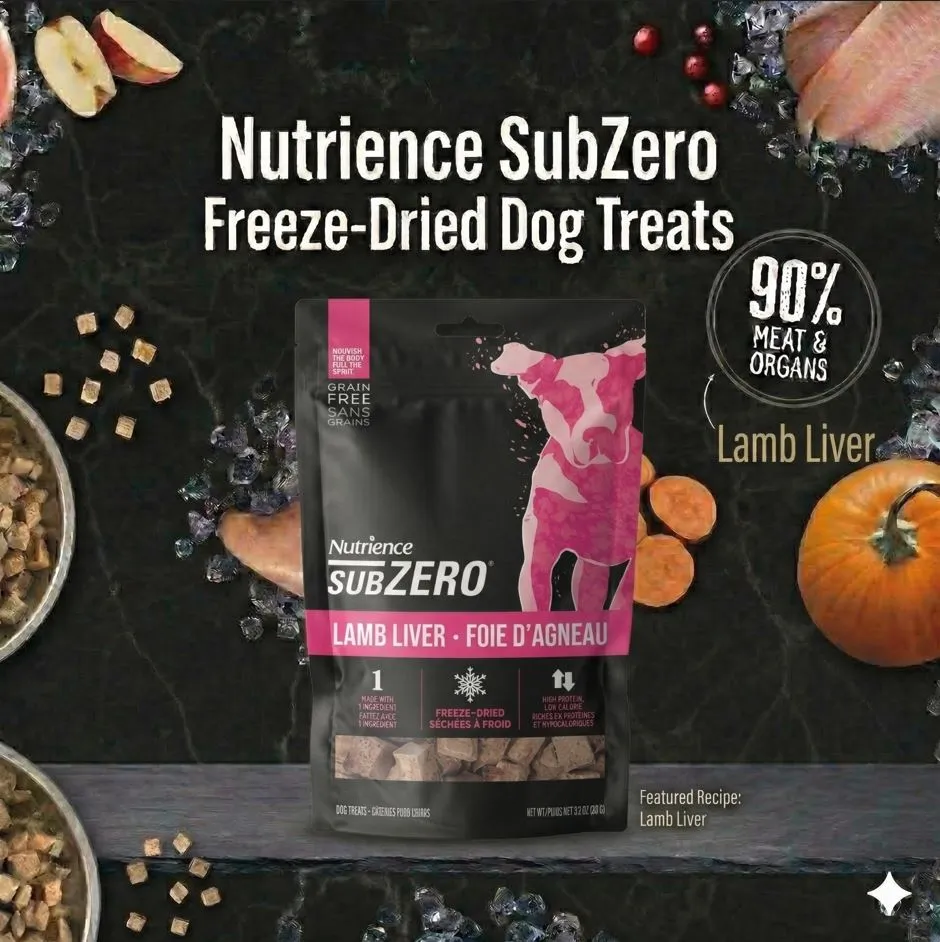 Nutrience Freeze Dried Dog Treats ขนมสุนัขแบบฟรีซดราย