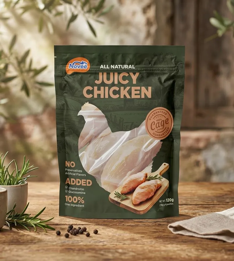 Novee ALL NATURE CHICKEN ขนมเนื้อสันในไก่ สำหรับสุนัข