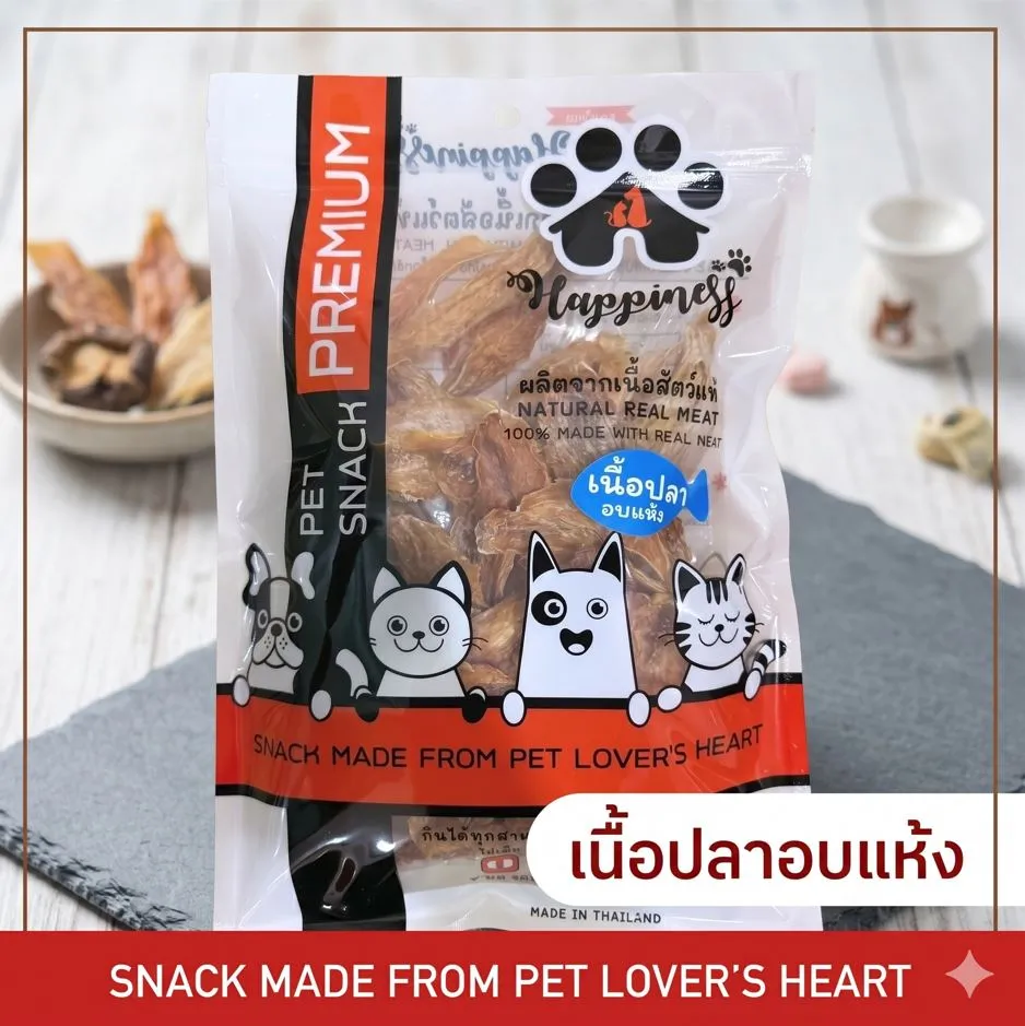 Happiness ขนมสำหรับสุนัข คละแบบ
