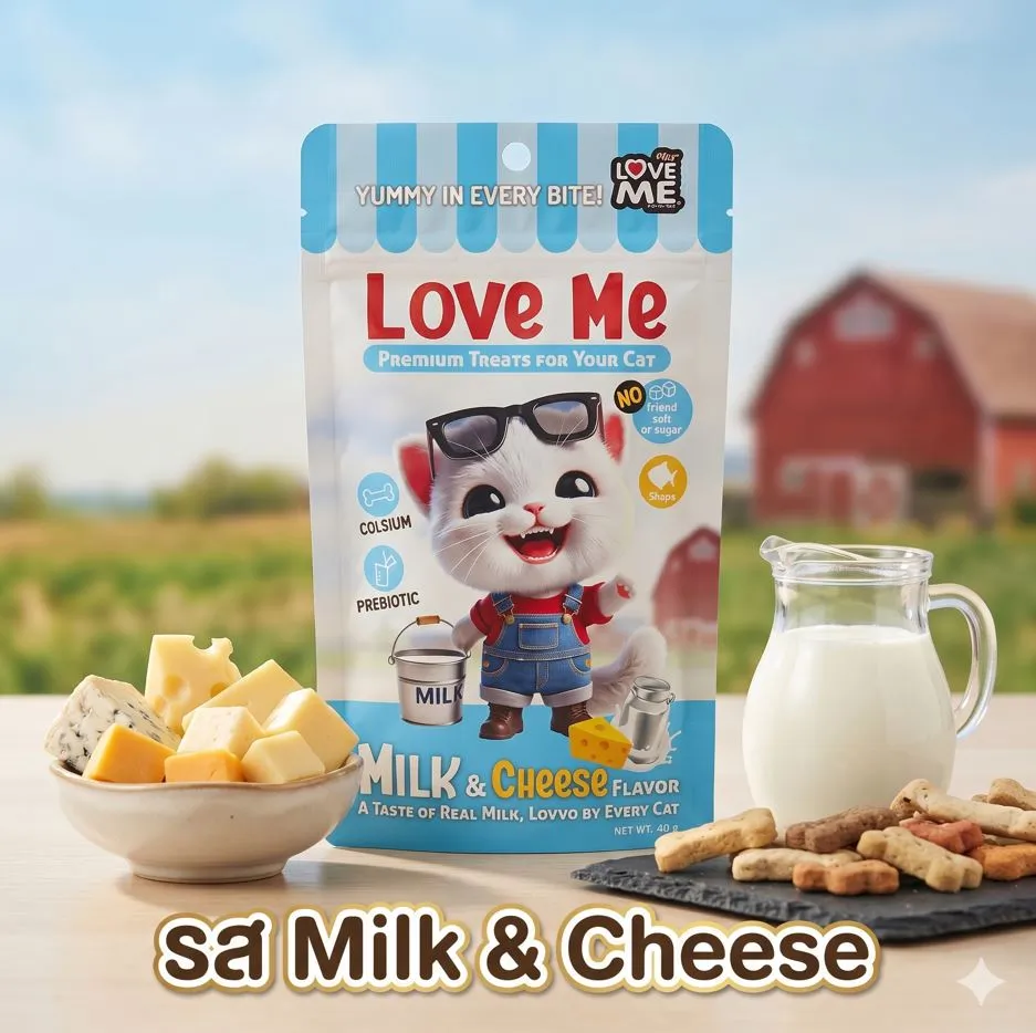 Love Me Cat Treats ขนมสำหรับแมว 40g.