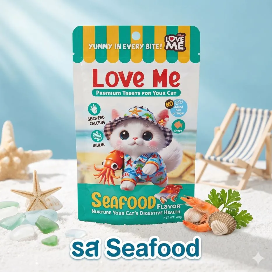 Love Me Cat Treats ขนมสำหรับแมว 40g.