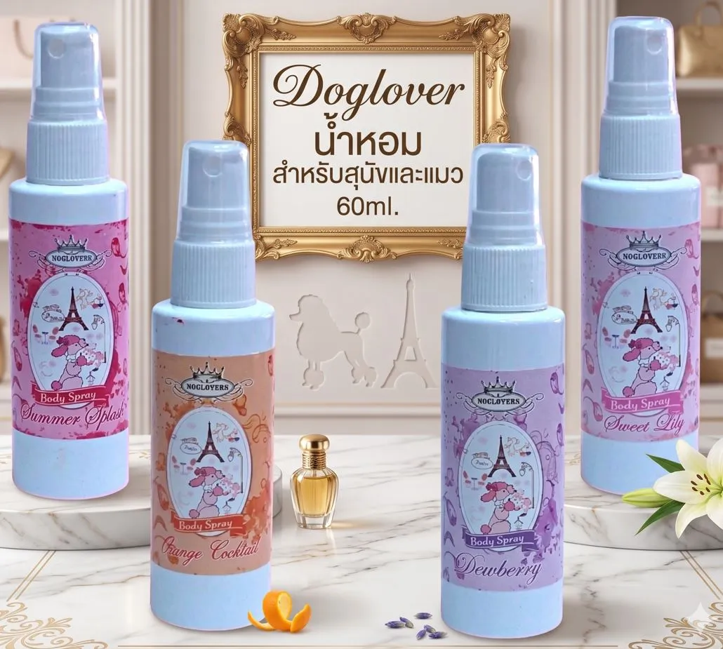 Doglover น้ำหอม สำหรับสุนัขและแมว 60ml.