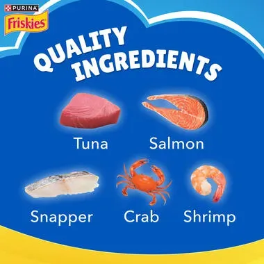 Friskies Seafood Sensations สูตรซีฟู้ด เซนเซชั่น รวมมิตรปลาทะเล