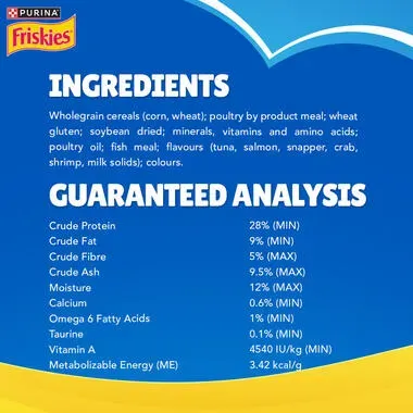 Friskies Seafood Sensations สูตรซีฟู้ด เซนเซชั่น รวมมิตรปลาทะเล
