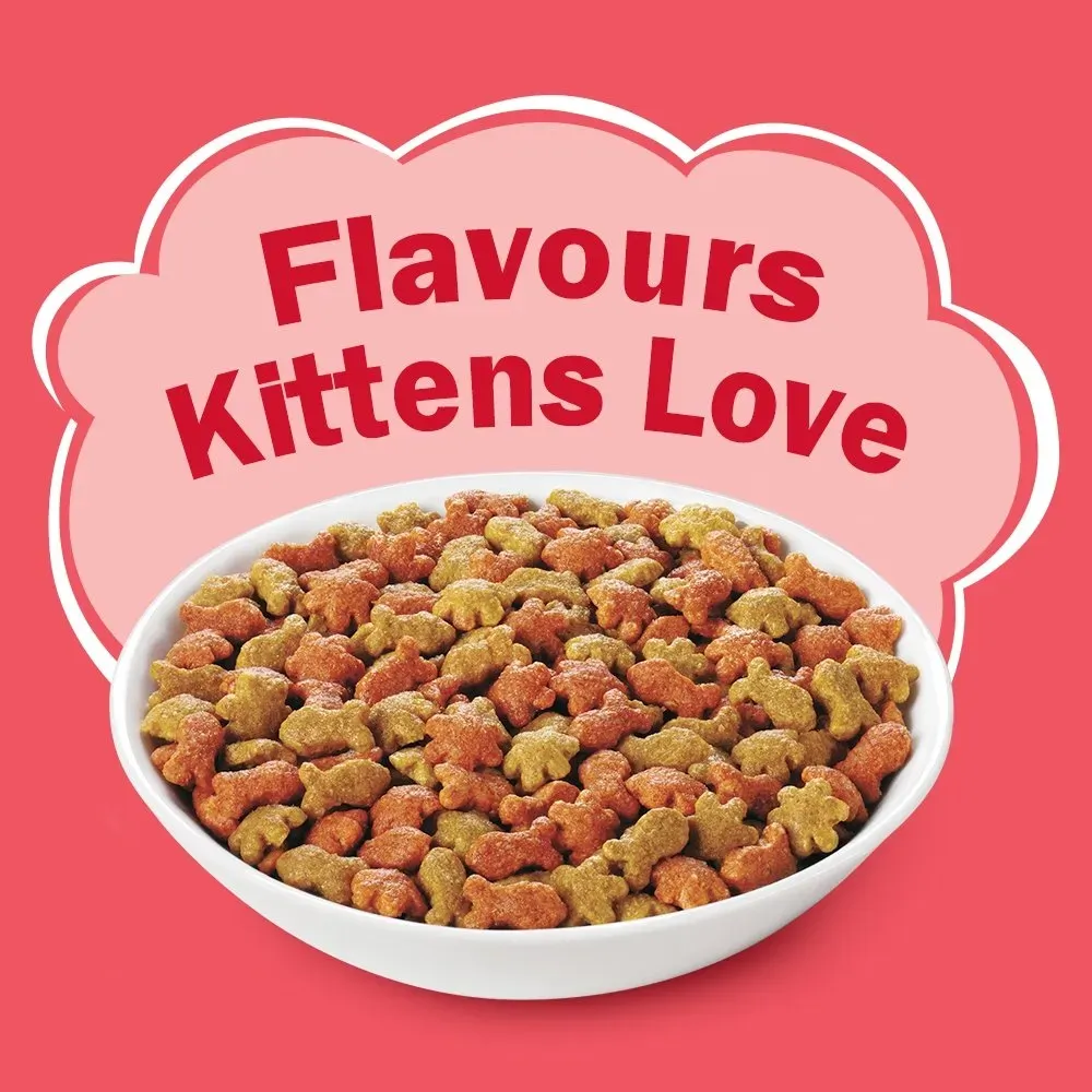 Friskies Kitten ฟริสกี้ส์ อาหารลูกแมว สูตรไก่ ปลา และนม 1.1 kg
