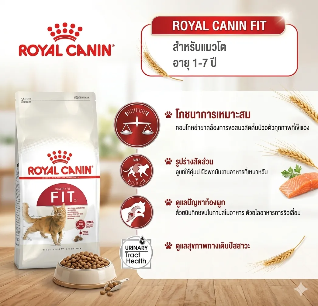 Royal Canin Fit32 อาหารสำหรับแมวโต
