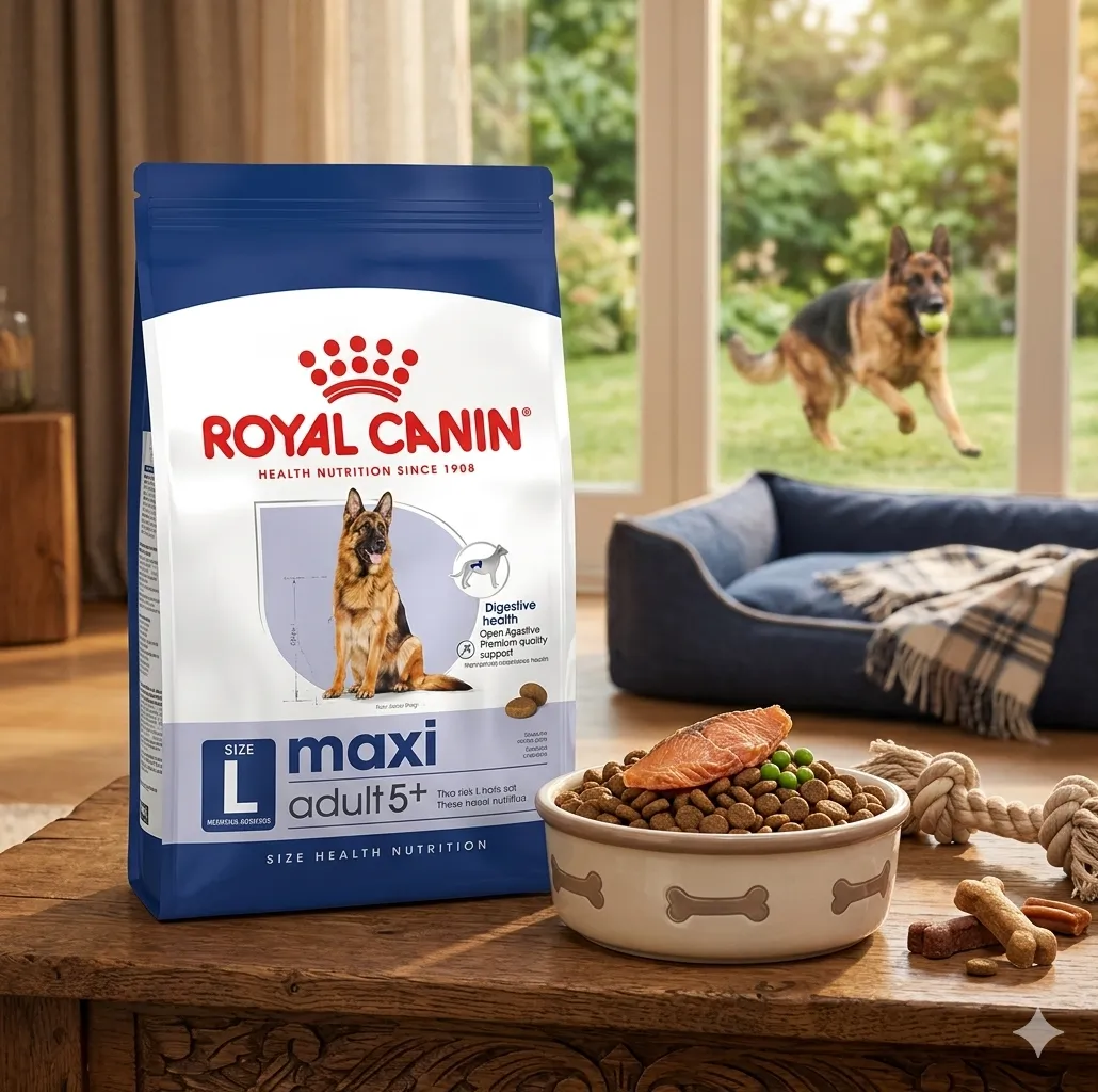 Royal Canin Maxi Adult 5+ อาหารสำหรับสุนัขสูงวัยพันธุ์ใหญ่ สูตร 5 ปีขึ้นไป