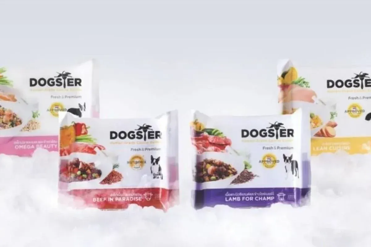 Dogster อาหารสุนัขปรุงสุกแช่แข็ง