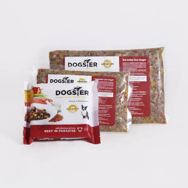 Dogster อาหารสุนัขปรุงสุกแช่แข็ง