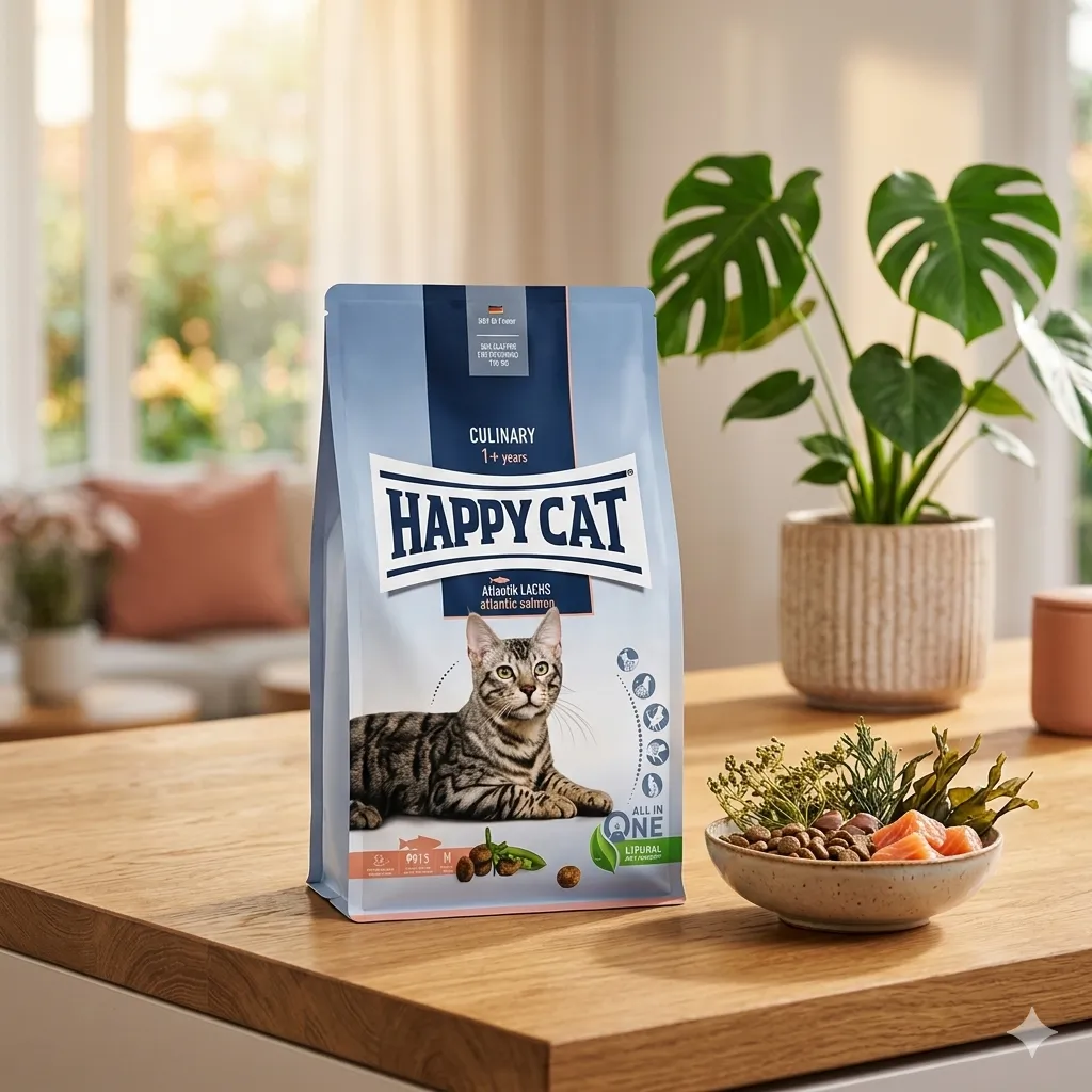 Happy Cat Supreme Culinary Atlantik Lachs สูตรแซลมอนแอตแลนติก สำหรับแมวโต