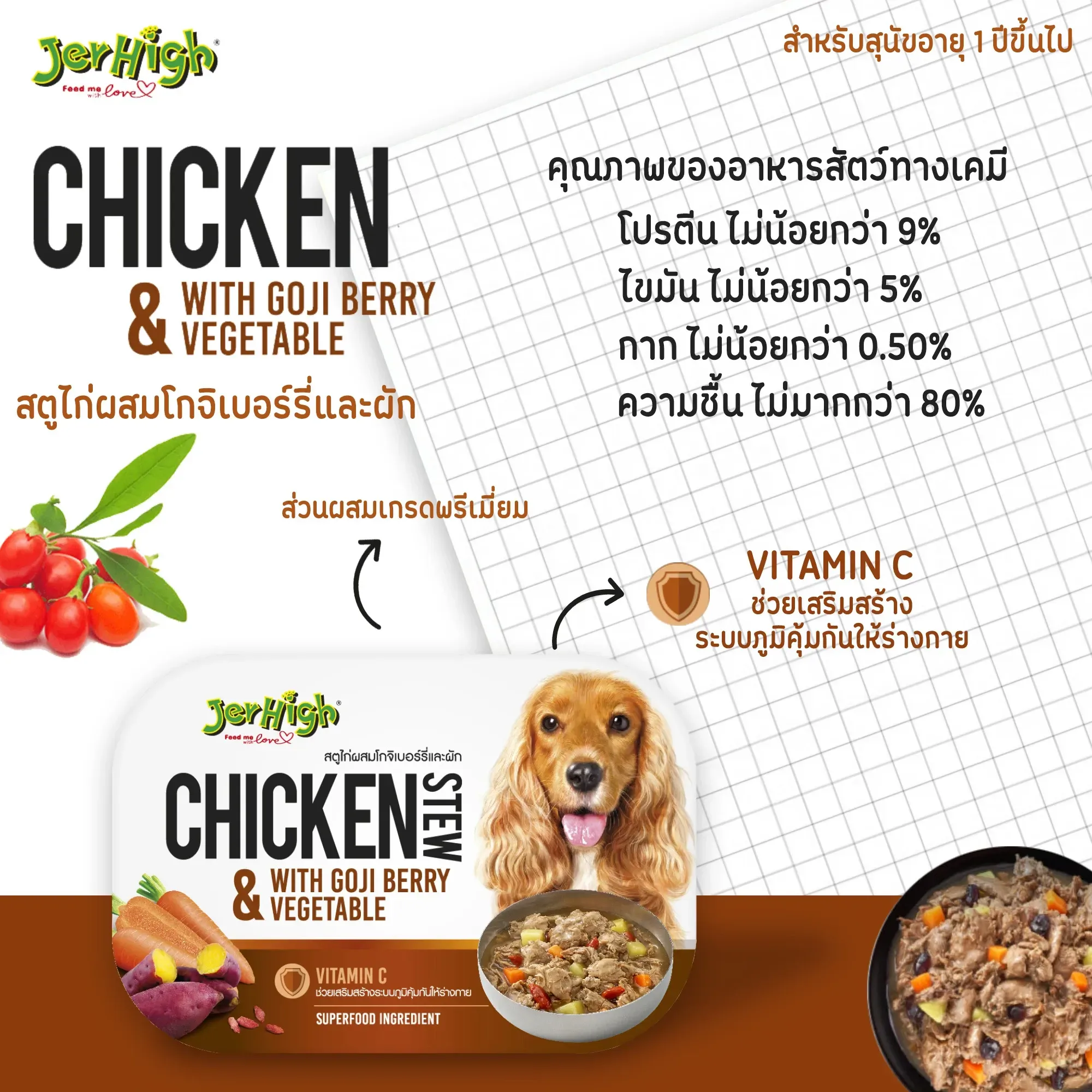 Jerhigh Stew (เนื้อสตู) 200g
