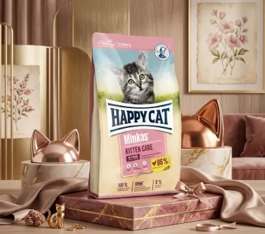 Happy Cat Minkas Kitten Care สำหรับลูกแมว อายุ 5 สัปดาห์–4 เดือน