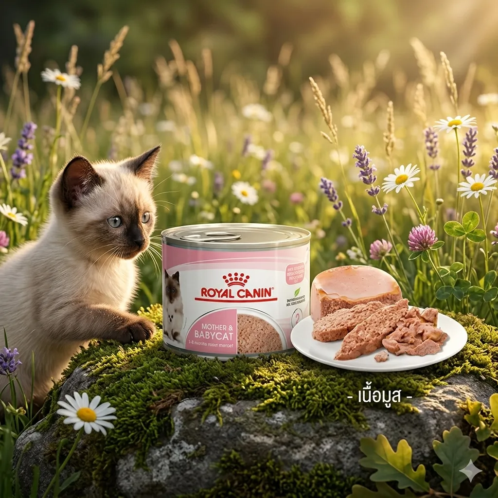 Royal Canin Babycat Can อาหารเปียกแมวกระป๋อง สำหรับแม่และลูกแมว 195 g