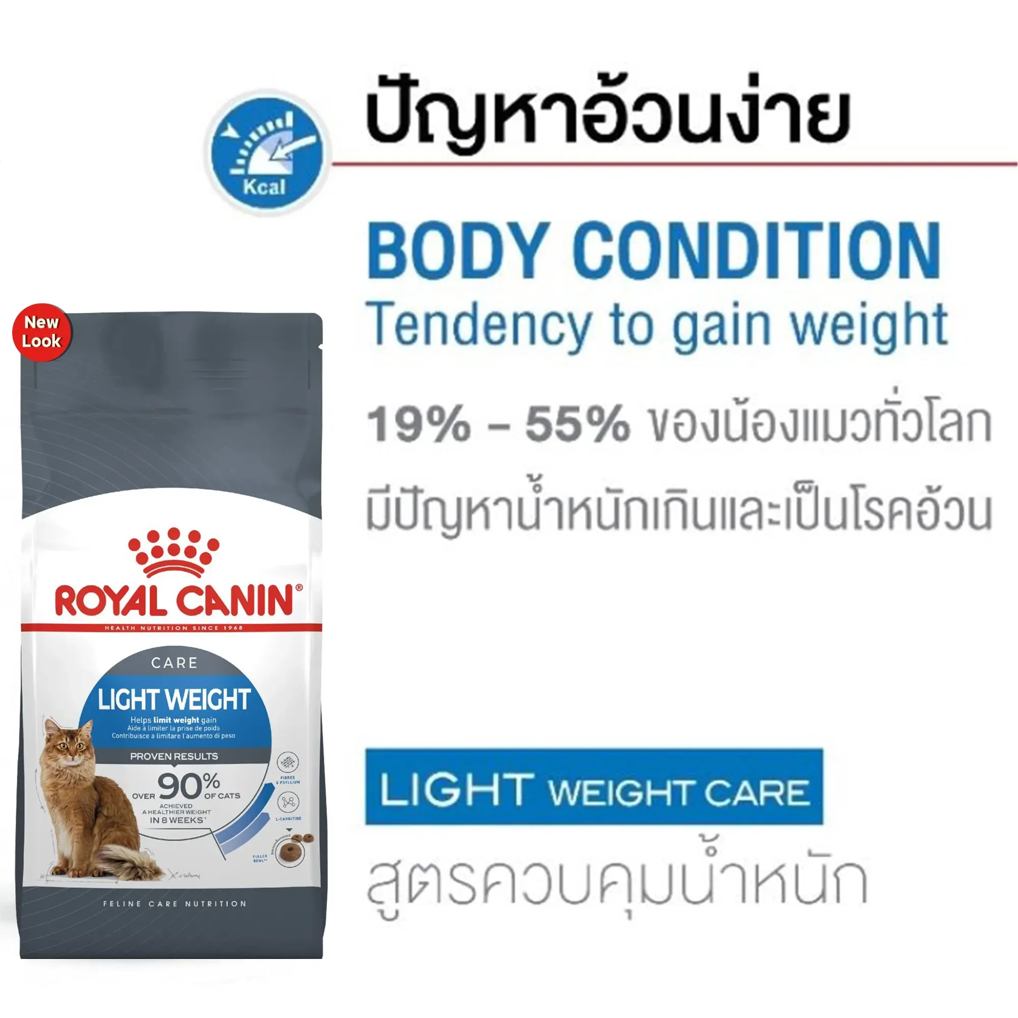 Royal Canin Light Weighcare อาหารแมวโต สูตรควบคุมน้ำหนัก